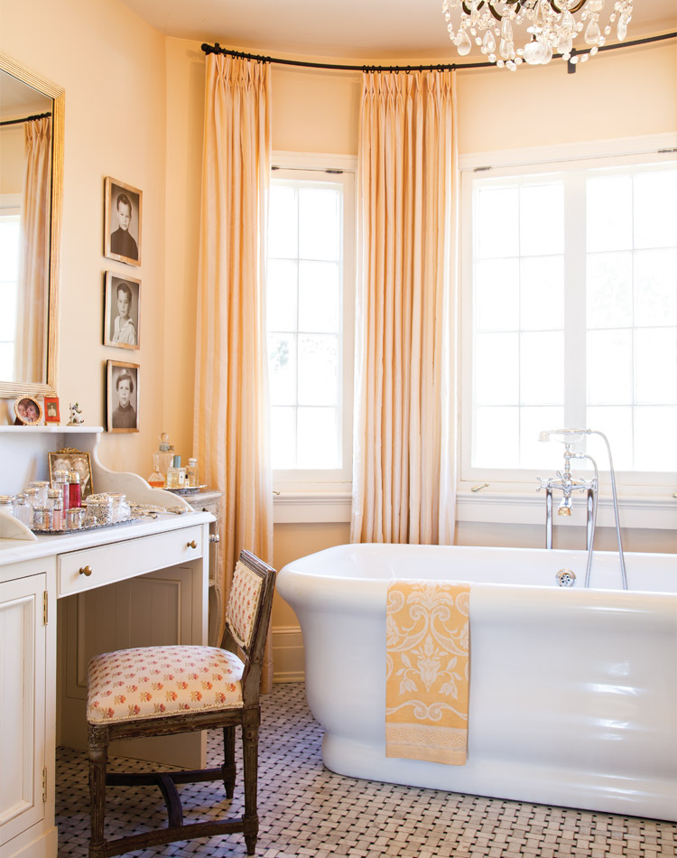 Comfortably French Home Bathroom