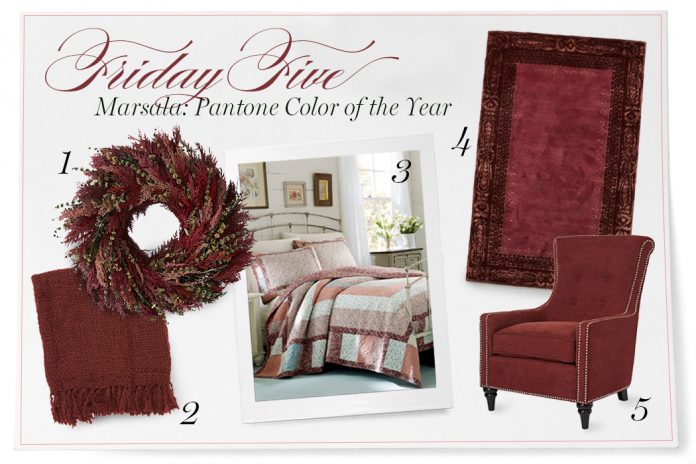 Marsala: Pantone Color of the Year
