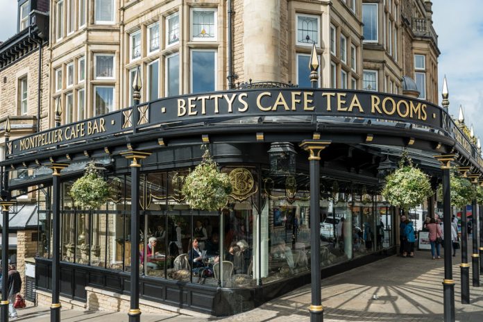 Bettys Café Tea Room Blackberry and Lemon Torte