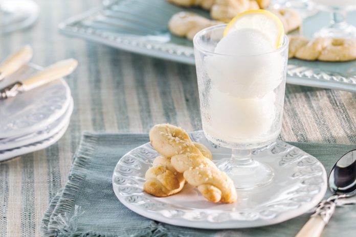 Greek Lemon Butter Cookies