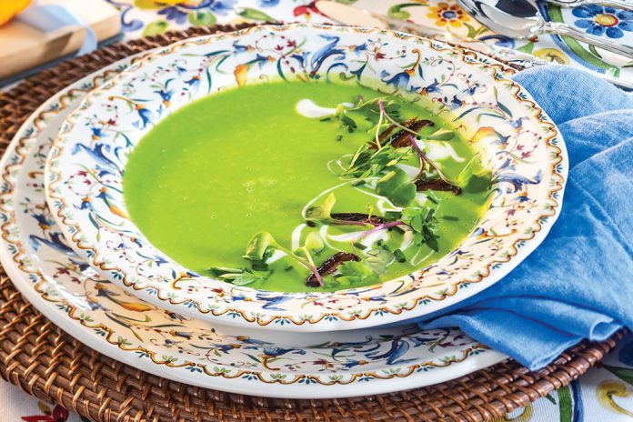 Chilled English Pea Soup